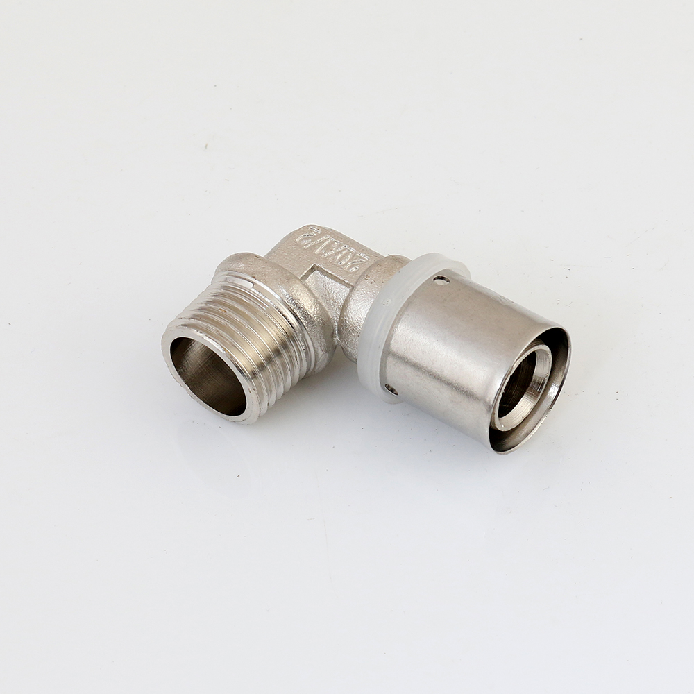 Brass press fittings for pex-al-pex pipe