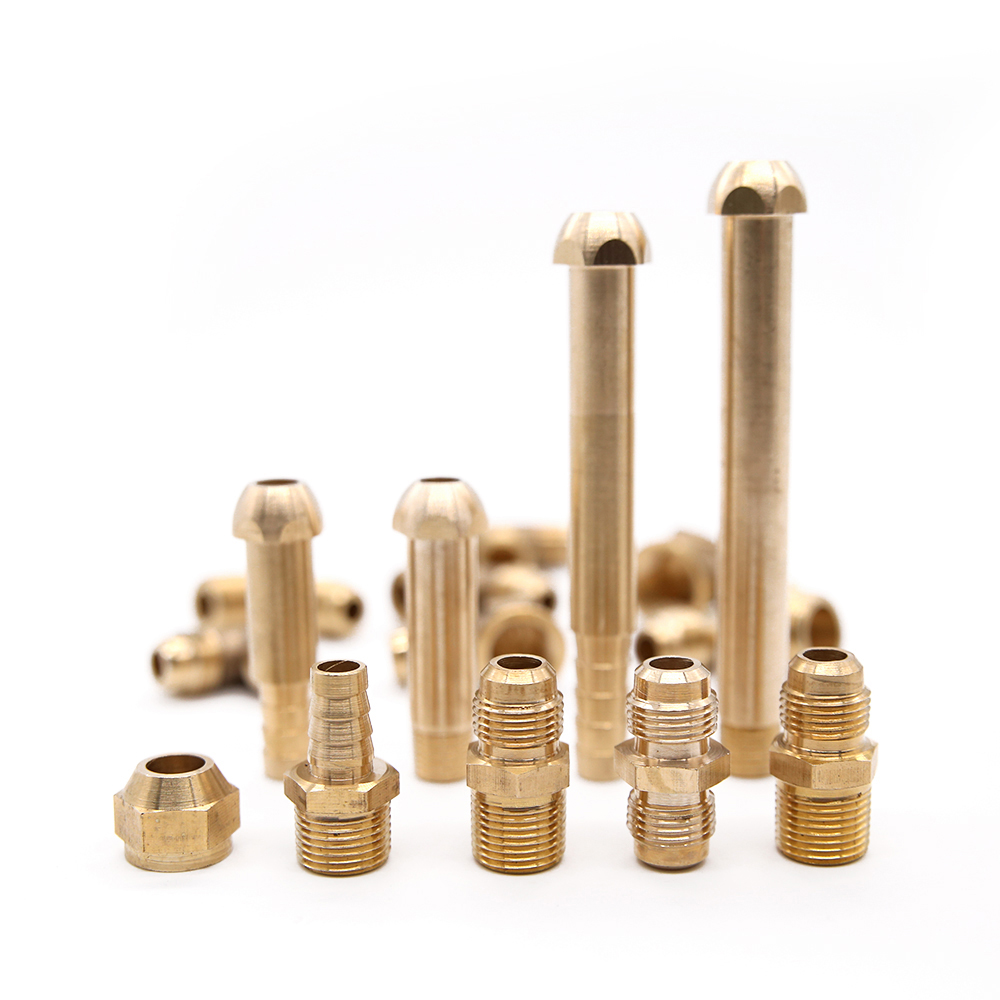 Brass gas fittings