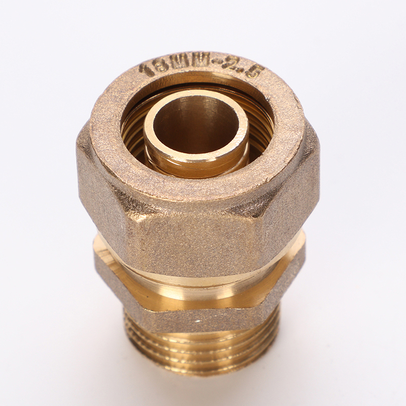 Brass Pex compression Fitting-Straight  Nipple Male