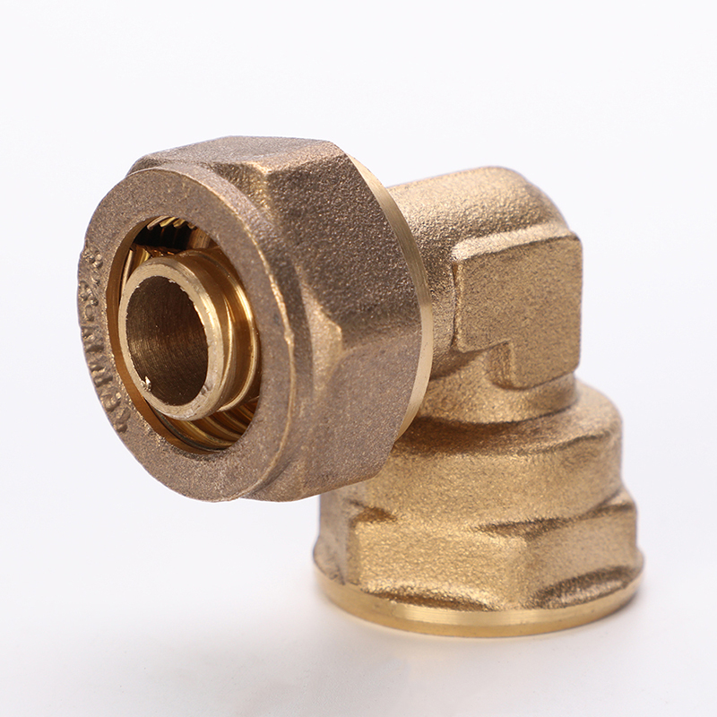 Brass Pex Compression Fitting-Elbow Female